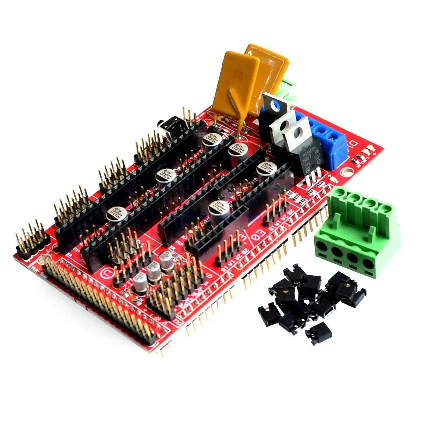 Контроллер 3D-принтера RAMPS 1 4 для плат Reprap Mendel Prusa i3 Arduino C2L7 | Компьютеры и офис