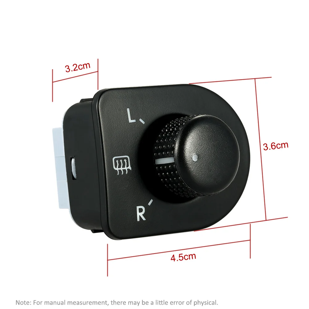 Auto Part Adjust Knob side mirror Switch Side Mirror Heat Control for VW Golf B5 GTI Beetle Jetta MK4 car styling | Автомобили и