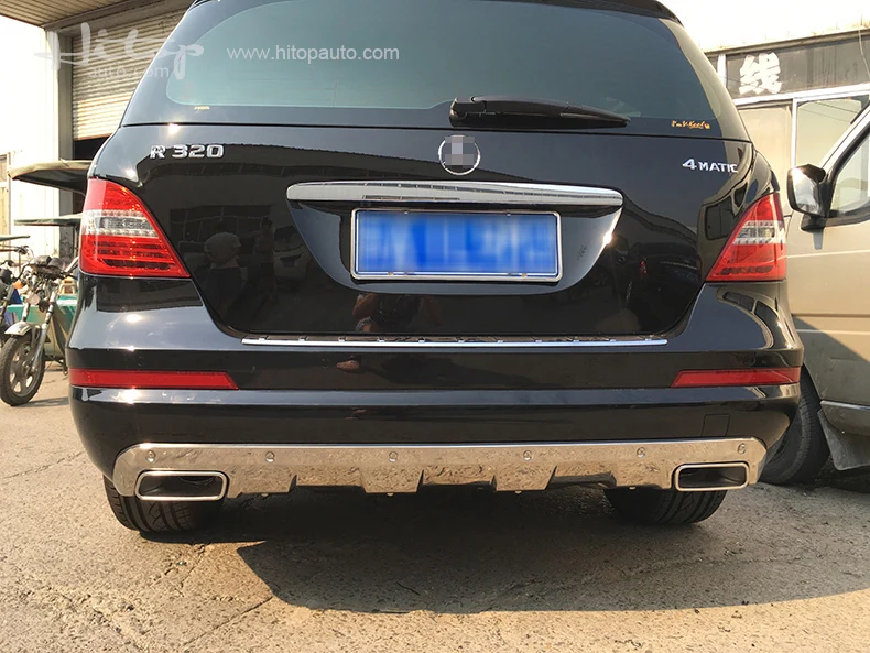Для Ben z W251 R class R280 R300 R320 R350 R400 R500 задний бампер из нержавеющей стали поставщик