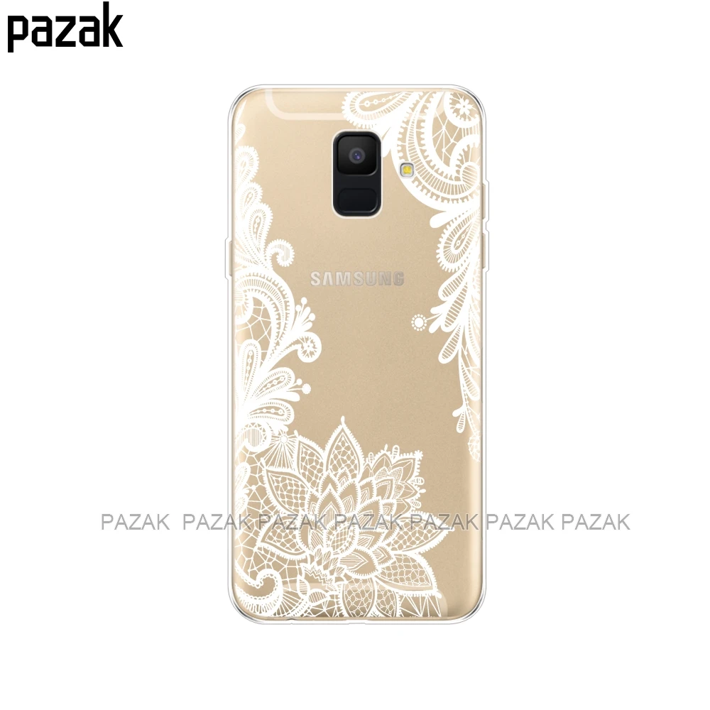 34353 Силиконовый чехол для телефона samsung Galaxy A6 Dual SIM SM A600 A600F, мягкая задняя крышка из ТПУ для samsung A6 Plus A605 A605F pop - Цвет: 34353