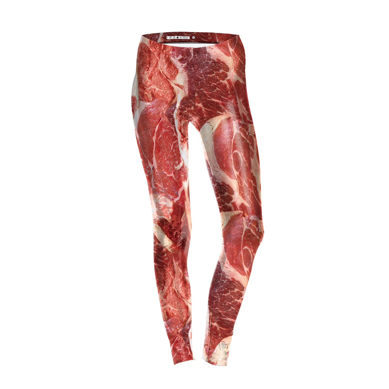 JIGERJOGER 2018 весна лето размера плюс XL Компрессионные Леггинсы Fresh Red cow Meat косплей 3D