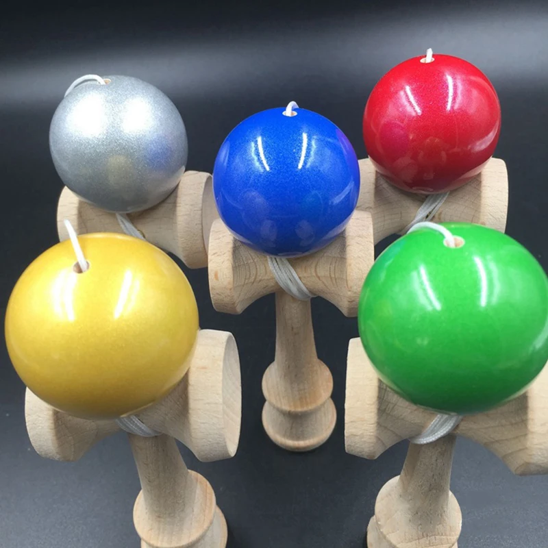 12 см мини-кендама деревянные игрушки PU краски Kendama умелые жонглирование мяч игра для детей Профессиональный японский досуг спорт