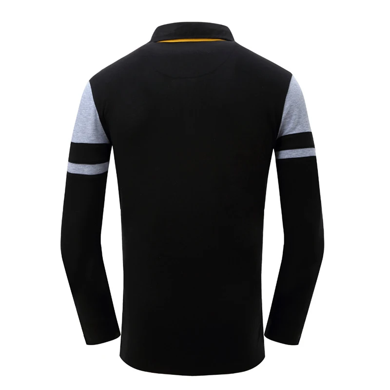 Мужская футболка поло с длинным рукавом 100% хлопок|brand polo shirt|polo brand shirtpolo shirt |