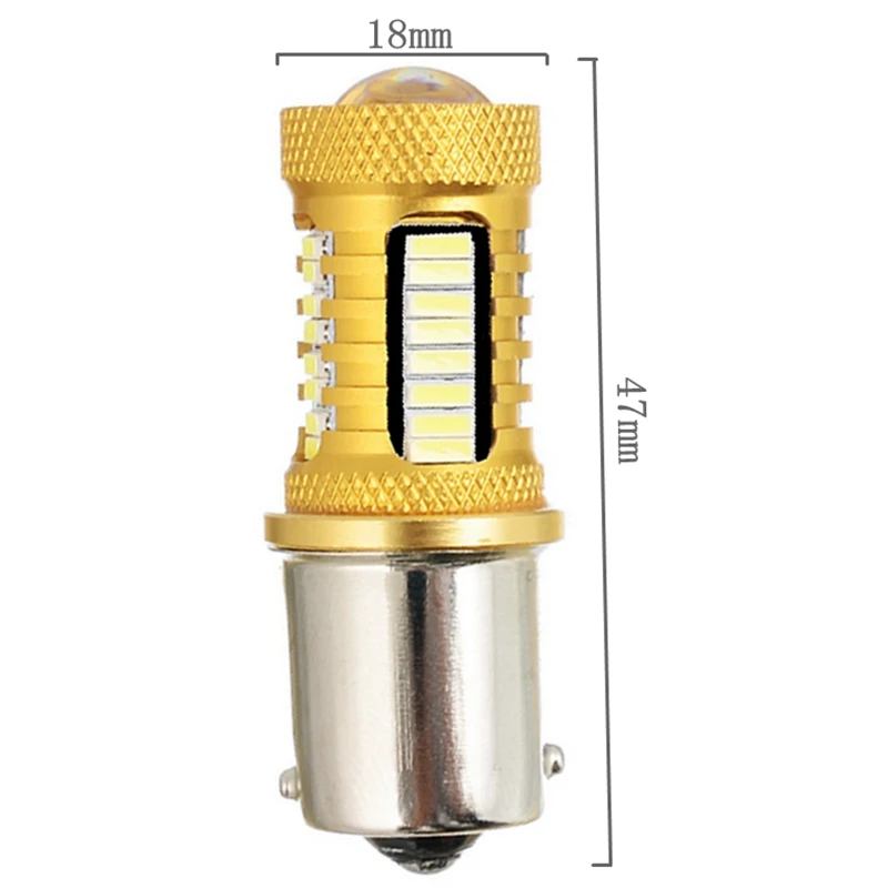 2 шт. 1156 P21W BA15S R5W CREE Chip LED Автомобильная резервная лампа Авто Задний стояночный