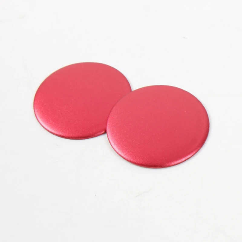 2 шт. синий черный красный золотой алюминиевый CD переключатель наклейка отделка