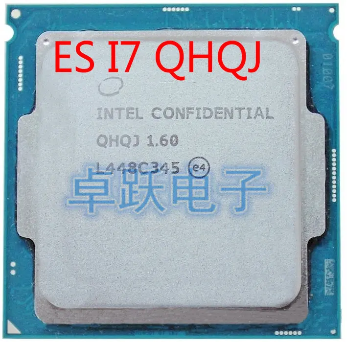 Инженерная версия процессора INTEL I7 ES QHQJ 1,6 ГГц как QHVX QHQG Intel Skylake cpu 1,6 внутренняя графика HD530