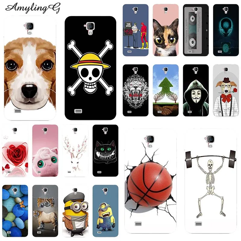 Чехол с милым рисунком животных для Huawei Ascend Y560 Y5 L01 чехол рельефный мультяшный