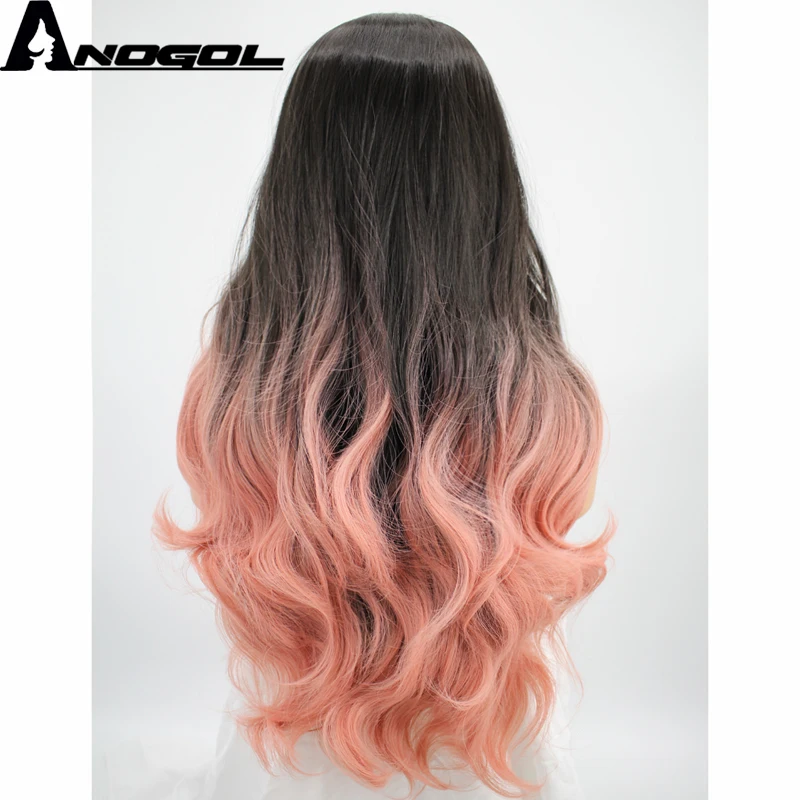 Аногол Высокая температура волокна средняя часть натуральный длинный волнистый