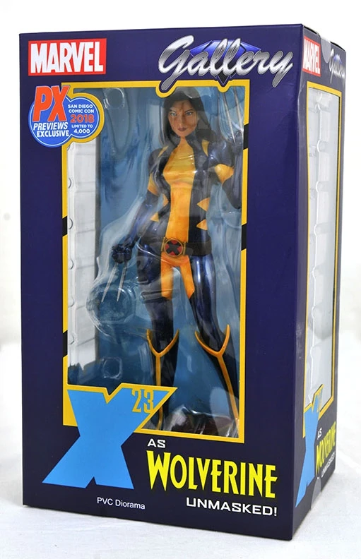 1" X-23, как Росомаха Unmasked DST Marvel галерея SDCC фигурка игрушка кукла Коллекция Модель Brinquedos Фигурки подарок