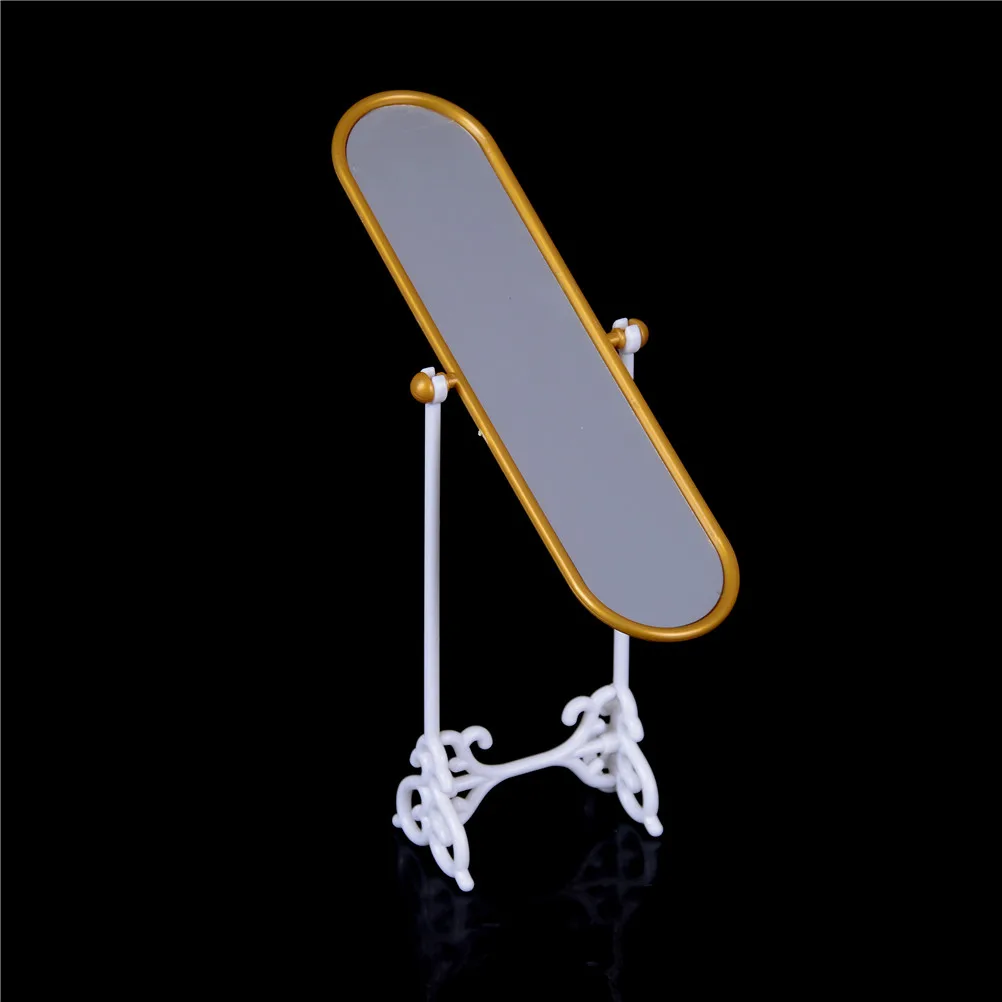 2018 миниатюрный металлический туалетный столик для кукольного домика зеркало