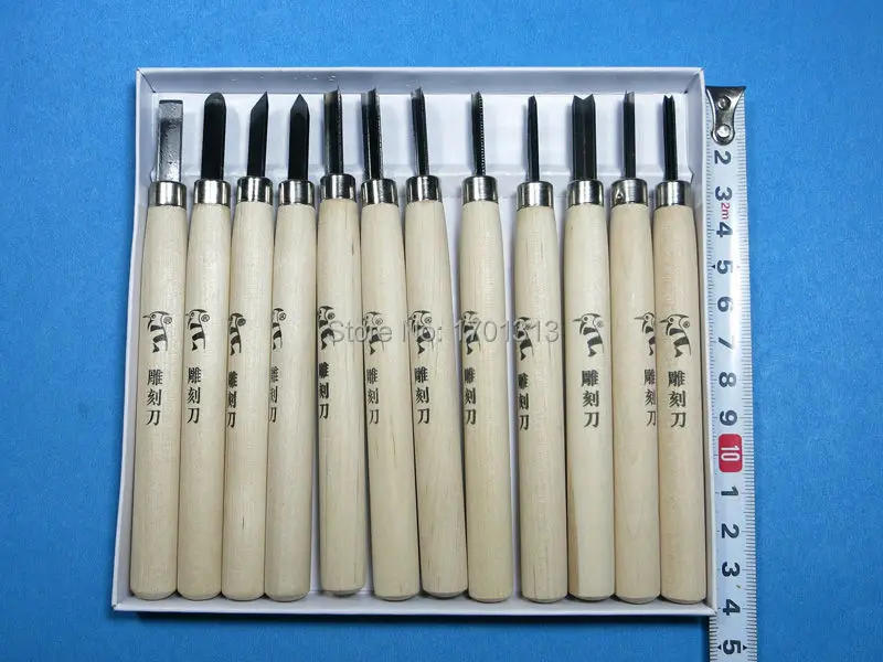 

12pcs Wood carving knife tool kit cutting tool utility knife DIY knife Cutting Dies
