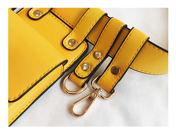 EXCELSIOR Women's Bags Fanny Waist Bags PU Hasp Chest Set Street Sport Casual Messenger Shoulder Chest pochete homem