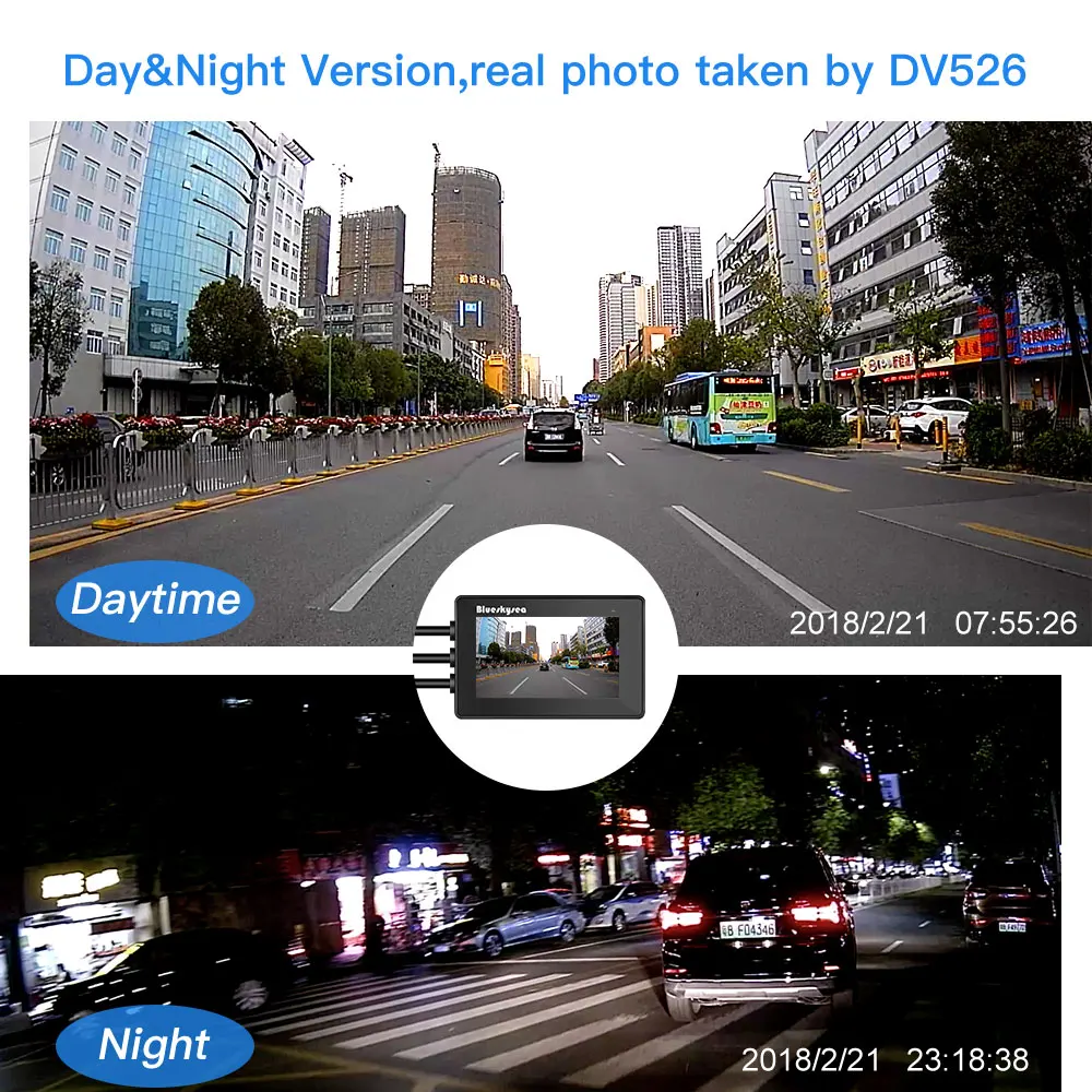 Blueskysea DV527 Wi Fi мотоцикл регистраторы Full HD 1080 p двойной камера 110 угол последняя