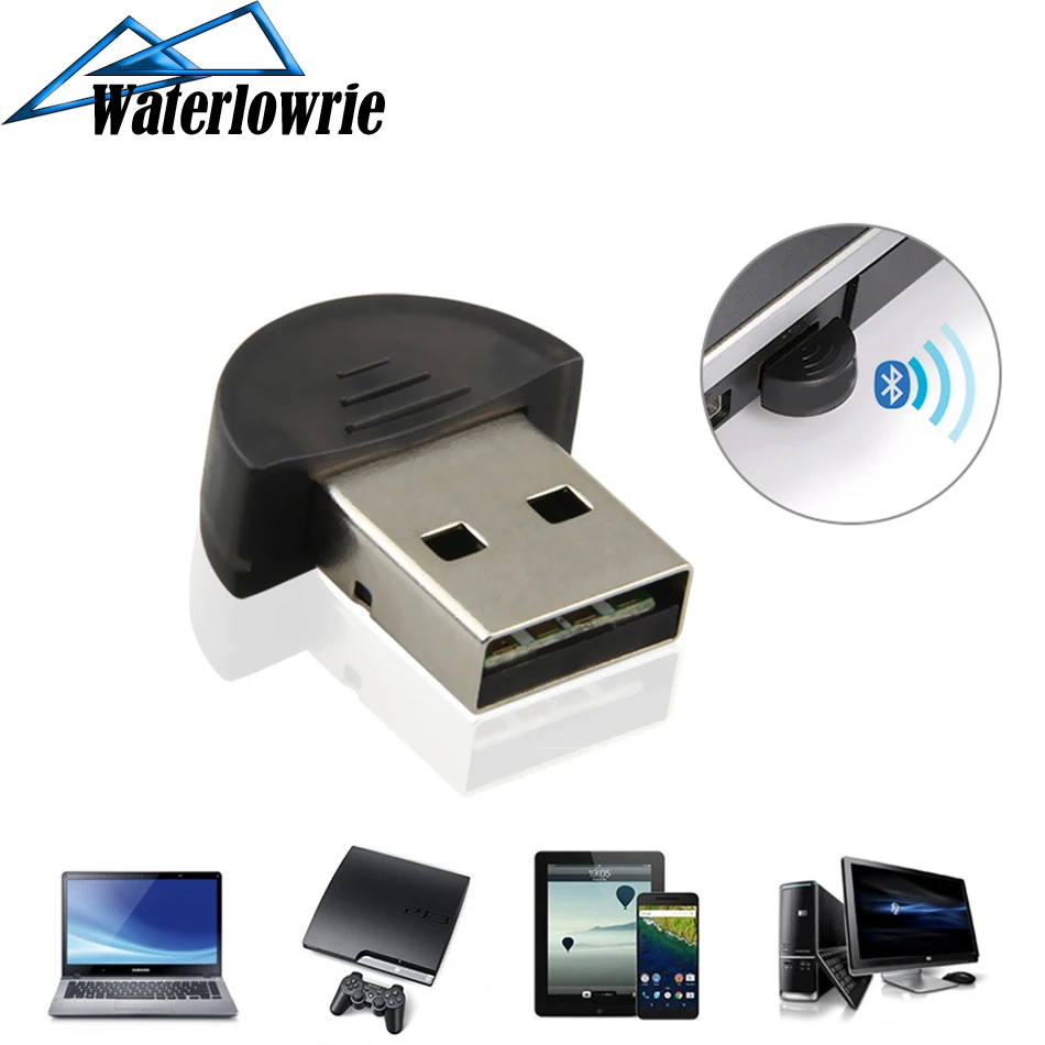 Водонепроницаемый Bluetooth компьютерный адаптер мини беспроводной USB Dongle V2.0 EDR 100 м