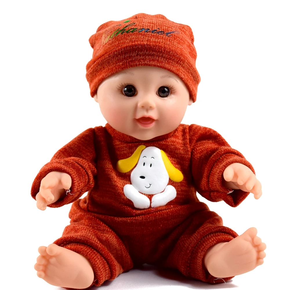 Маленький лысый! 12 дюймов черные модные детские куклы reborn мягкая игрушка девочка
