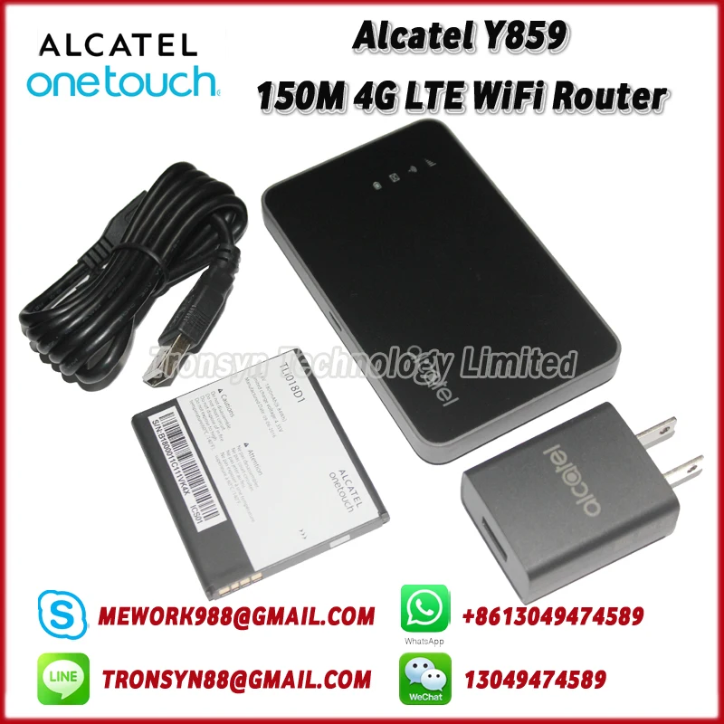 Новый Оригинальный разблокированный Alcatel Y859 150 Мбит/с Портативный 4G LTE WiFi Sim карта