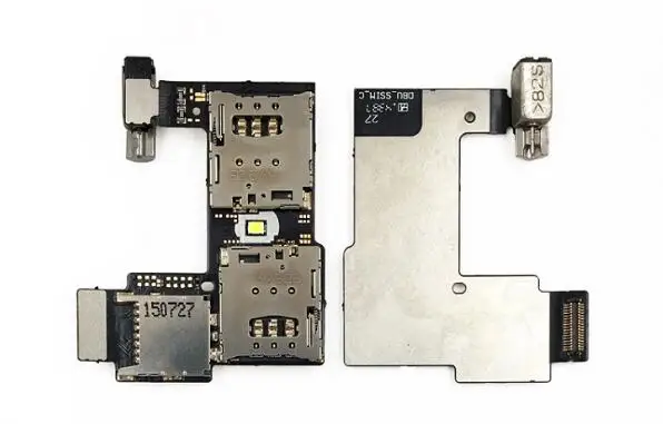 Гибкий кабель для двух Sim карт Motorola MOTO G2 G + 1 2014 (Gen 2) XT1063 XT1068 устройство чтения SD