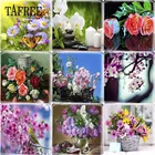 TAFREE Красочный Букет цветов художественная картина 25 мм DIY квадратная форма искусственная фурнитура для сережек брелок