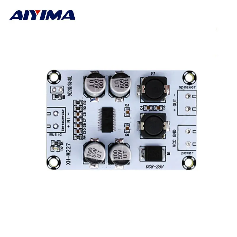 Aiyima усилители Audio доска Amplificador моно аудио цифровой Мощность усилитель TPA3110D2 чип