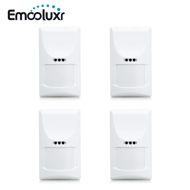 4pcs/lot Wireless Smart Home Motion Detector Sensor Anti-pet PIR Motion Detector for Home Burglar Alarm System 433mhz