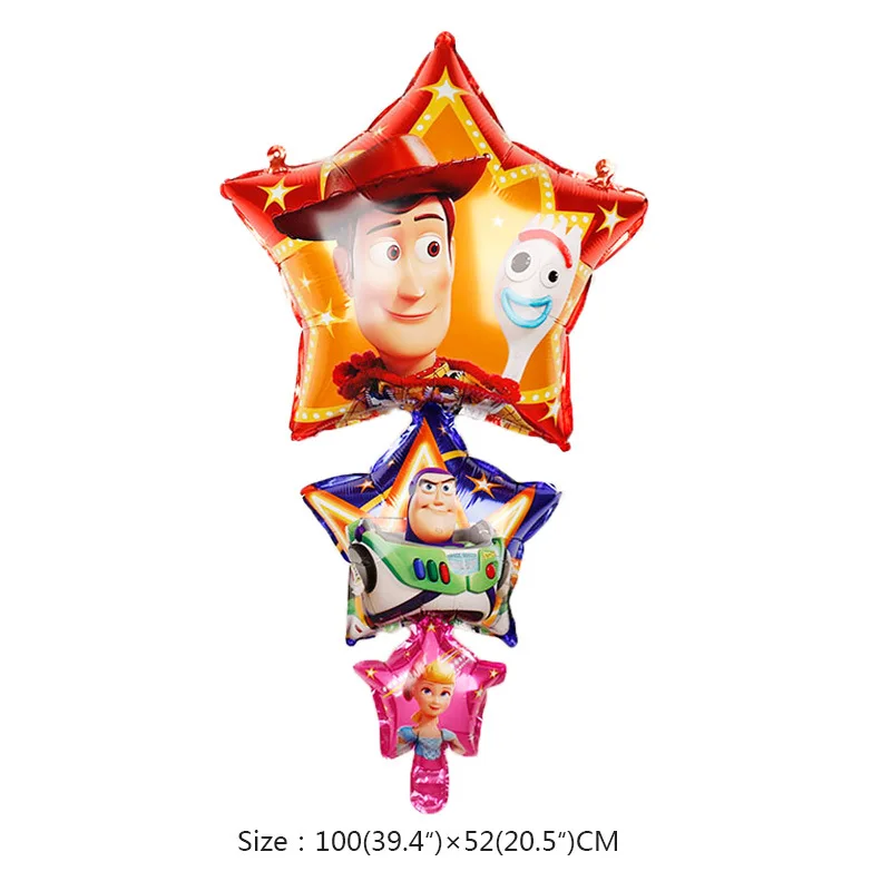 Balloon F x 1 Из мультика «История игрушек» древесный Базз Лайтер декоративная бумага для вечеринок чашка тарелка шляпа шары для детей день рождения поставки MG04 - Color: Balloon F x 1
