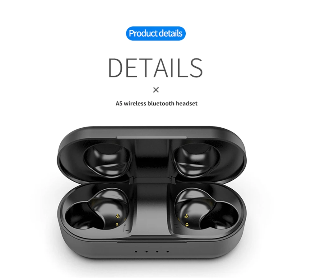 Lewinner A5, Bluetooth 5,0, беспроводные наушники, TWS, спортивные наушники, гарнитура, наушники для телефона