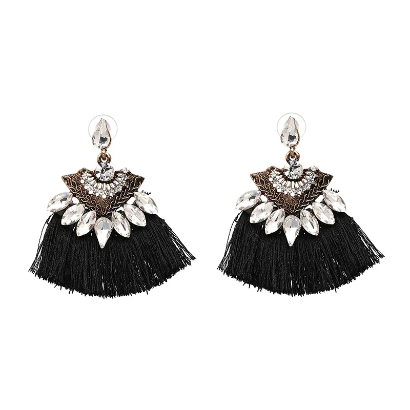 New Women Brand Boho Drop Dangle Fringe Earring Vintage Ethnic Statement Tassel Earrings Fashion Jewelry Charms Brincos | Украшения и