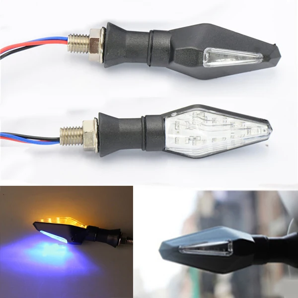 Светильник фара для мотоцикла светодиодный противотуманная с указателем