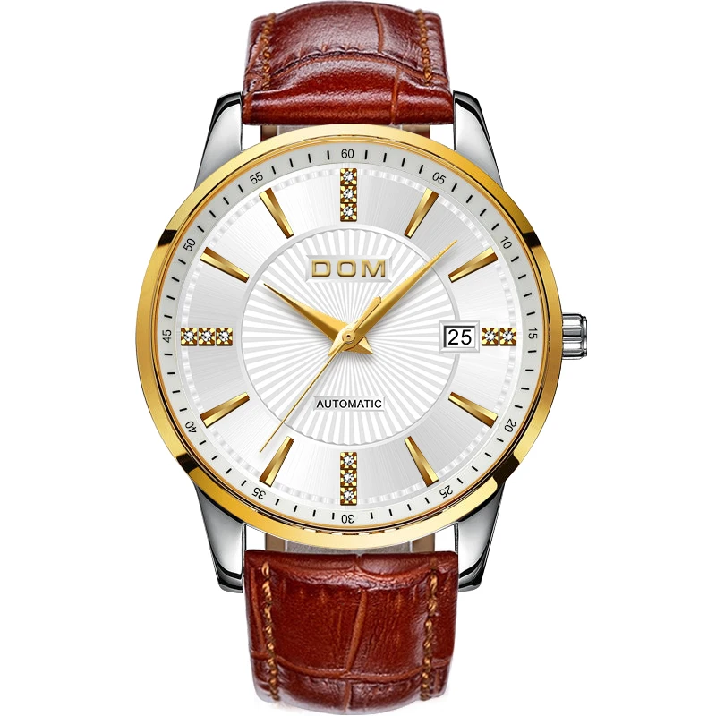 2018 Relojes DOM Мужские автоматические механические Спортивные часы мужские