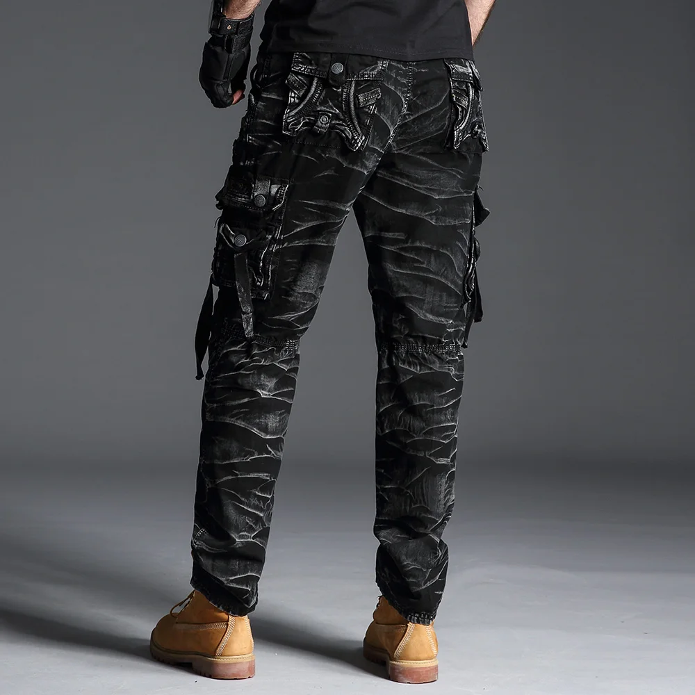 Брюки-карго мужские камуфляжные армейские | Мужская одежда