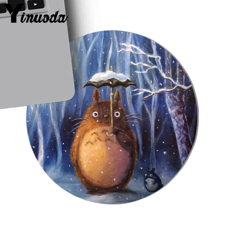 Профессиональный игровой коврик для мыши Yinuoda милый резиновый с рисунком Тоторо