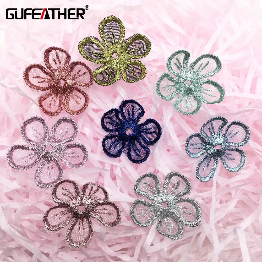 GUFEATHER F126 ювелирных изделий тканевый искусственный цветок Свадебная вечеринка