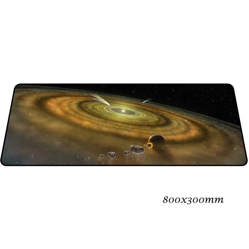 Коврик для мыши с солнечной системой 80x30 см, игровой коврик для мыши locrkand, большой геймерский коврик, домашний компьютерный стол, клавиатура, большие игровые коврики