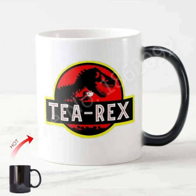 Новинка волшебная кружка T-Rex динозавр Юрского периода забавная чайная с