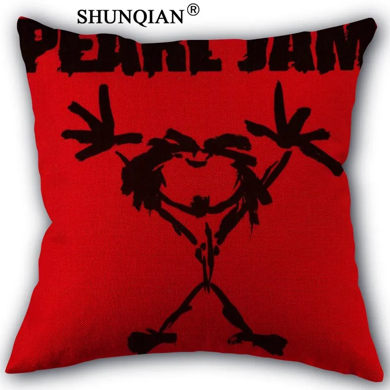 Пользовательские pearl jam наволочки пользовательские хлопок наволочки декоративные красоты домашнего интерьера индивидуальные подушку - Цвет: Pillowcase