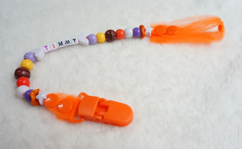 MIYOCAR Персонализированные любое имя ручной работы оранжевая Марля с бусины в виде