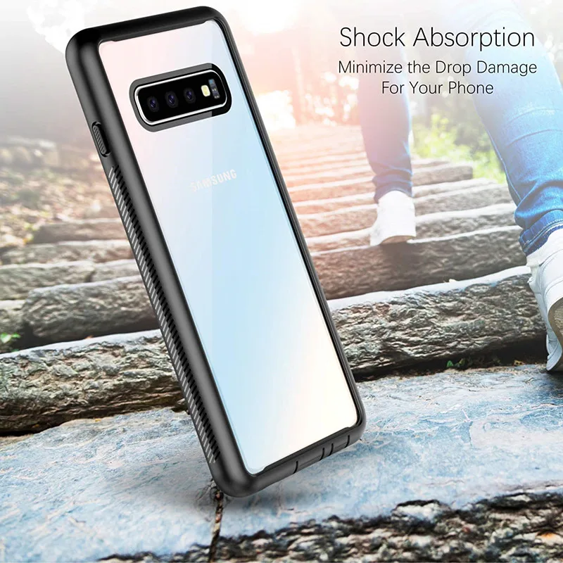 Прочный гибридный жесткий ударопрочный армированный чехол для Samsung Galaxy S10 Lite SAMSUNG