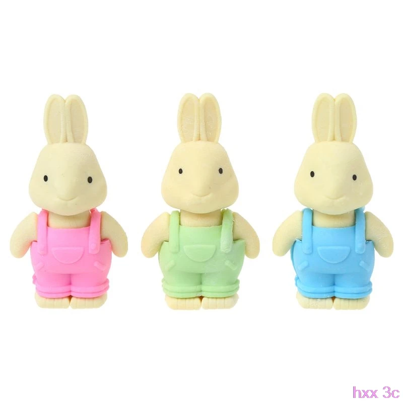 

Cute Rabbit Eraser School Supplies Creative Pencil Stationery Children Kids Gift