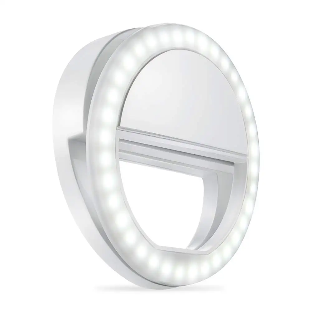 Kogngu Usb Charging Selfie Ring Led Light Lamp Mobile Phone Lens LED Selfie Lamp Ring Flash for Iphone for Samsung Xiaomi