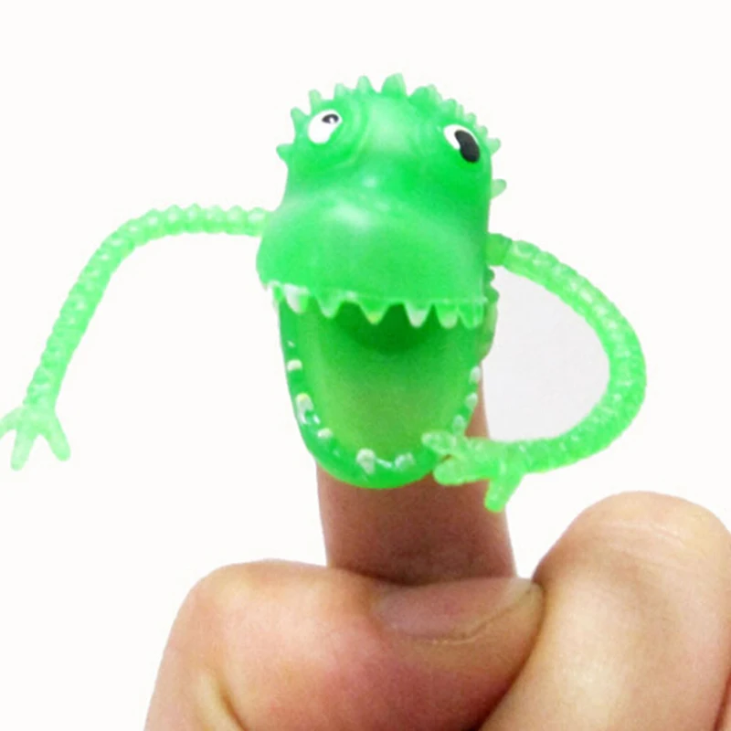 10 шт./партия динозавр пальчиковые игрушки случайных цветов Пластиковые истории