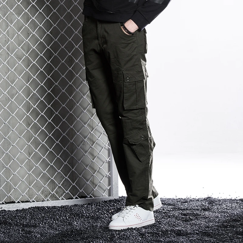 Высокое качество модные мужские повседневные брюки 2017 новые джоггеры Осень