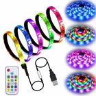 5 в постоянного тока WS2812B полноцветная SMD 5050 RGB светодиодная полоса 3060144 светодиодовм Пиксельная светодиодная полоса освещения черныйбелый PCB 0,5 м1 м2 м3 м4 м5 м