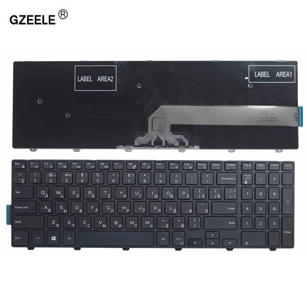 Клавиатура GZEELE для ноутбука DELL клавиатура 3546 0R PK1313G1A06 0hcc8 Vostro 3558 3559 3551 5543 5548 5552 5759