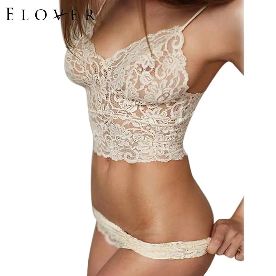 Женское Эротическое белье Elover кружевное нижнее с цветочным рисунком сексуальное