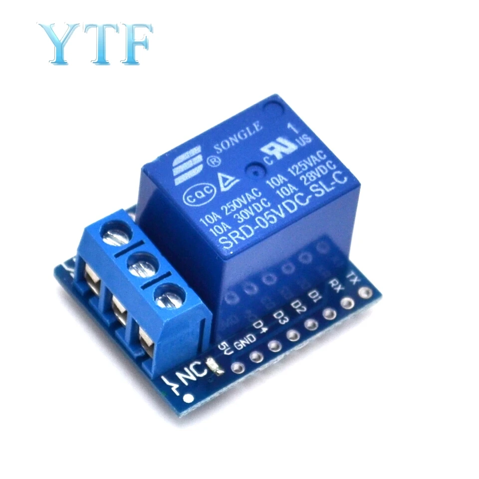 1 канальный релейный экран 5 в 12 В V2 версия 2 для WEMOS D1 mini ESP8266 WiFi модуль|Аксессуары