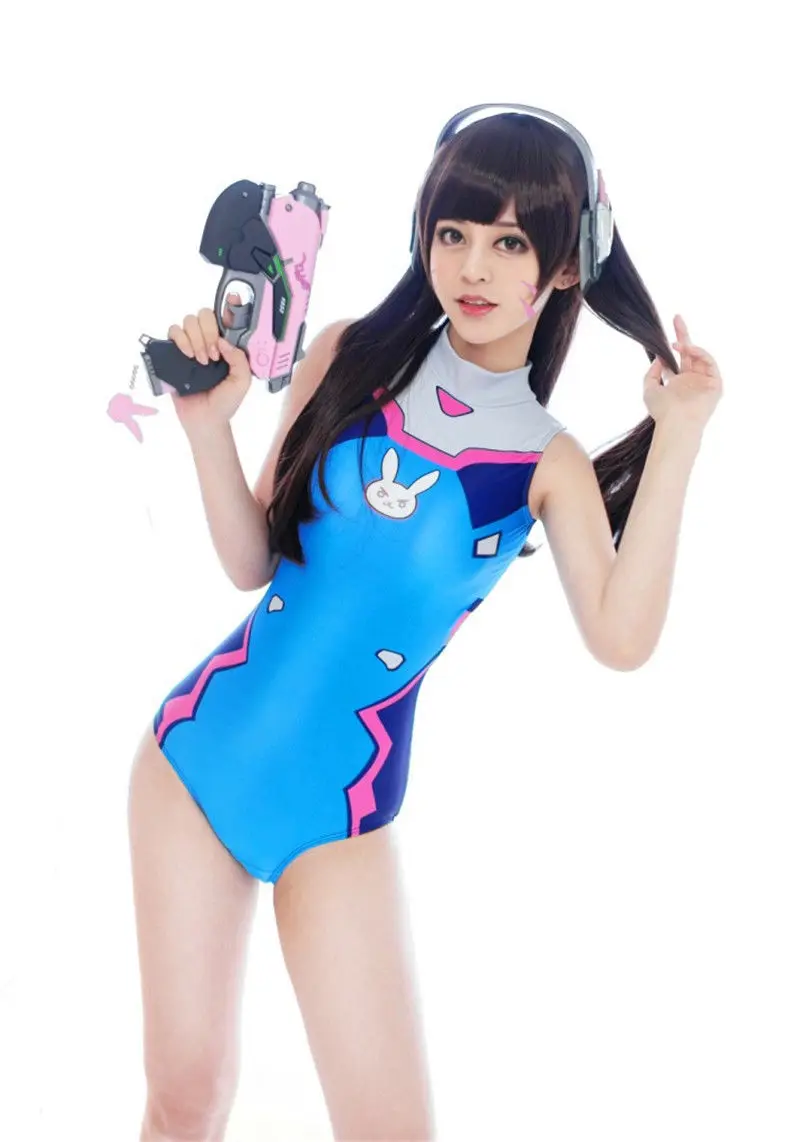 2017 сексуальный костюм для косплея OW D.VA Dva Цельный купальник Hana Song|costume one piece|cosplay