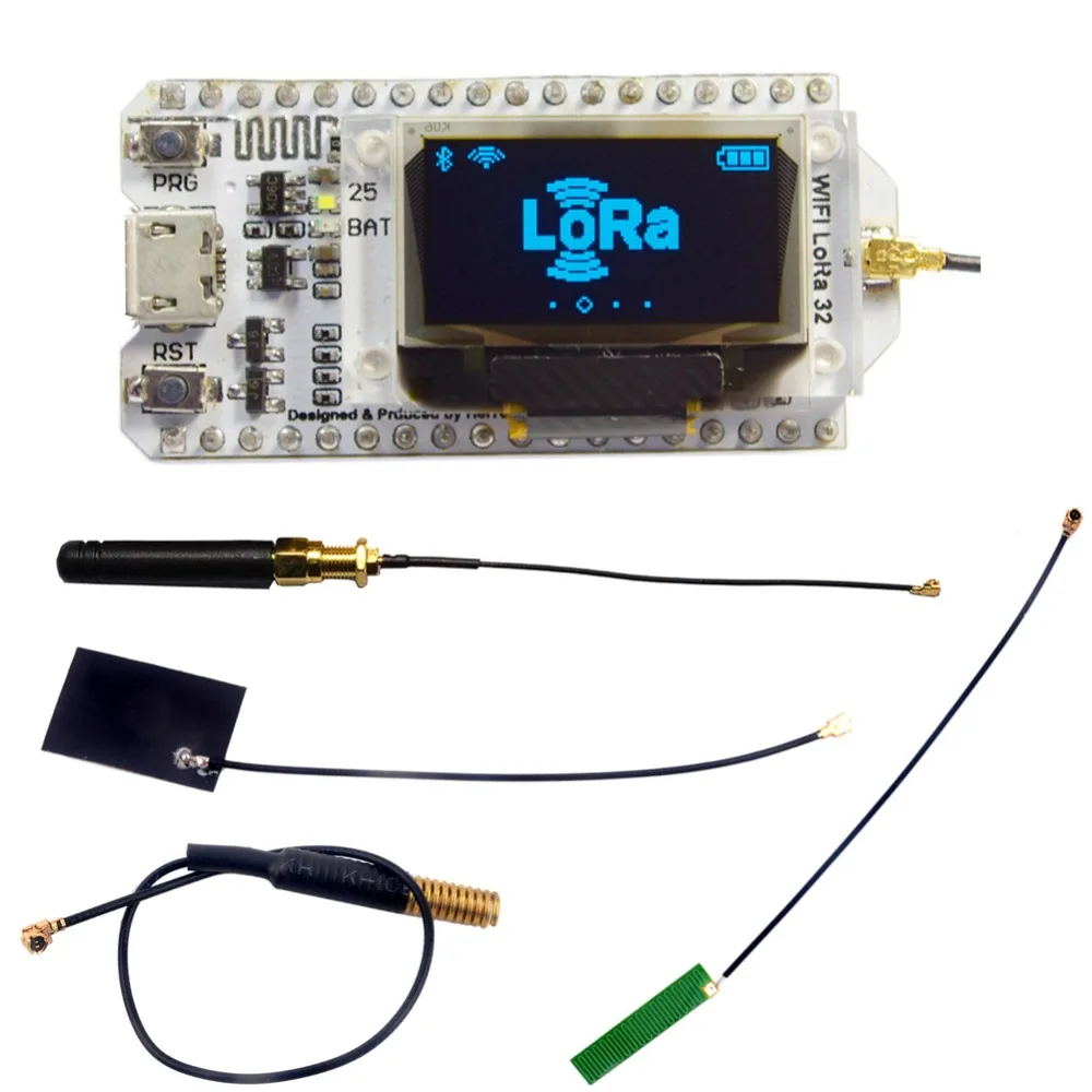 SX1278 LoRa ESP32 0 96 дюйма синий OLED дисплей Bluetooth WIFI Lora модуль приемопередатчика IOT