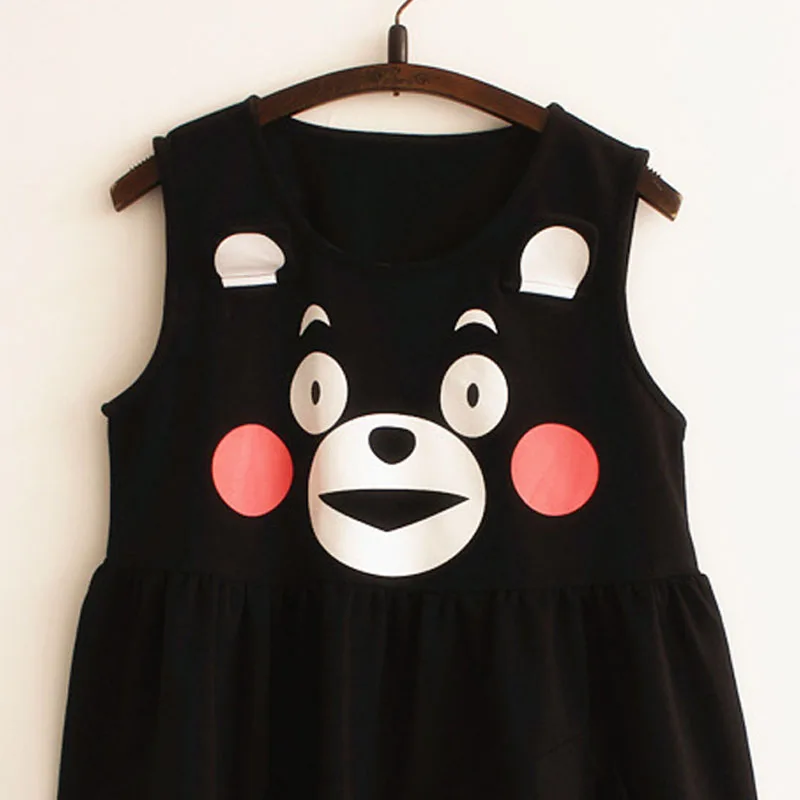 Coshome/милые костюмы японского талисмана платье-жилет в стиле аниме Кумамон