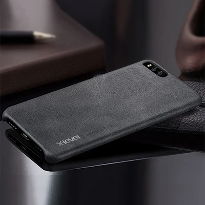 Black case X уровня для Xiaomi mi x 2 s чехол винтажные Чехлы Роскошный PU кожа ультра тонкий чехол для Xiaomi mi x 2 S задняя крышка Coque - Цвет: Black case