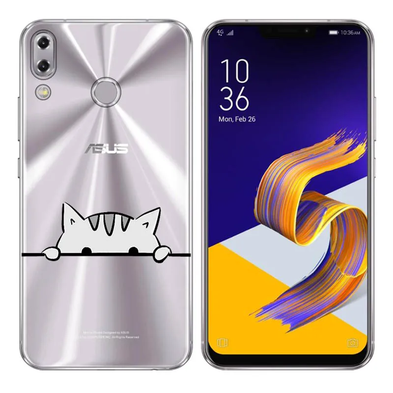 Для Asus Zenfone 5 ZE620KL милый чехол для телефона с рисунком в виде животного 6 2 &quotМягкий